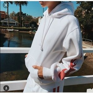 brandy melville flame christy hoodie